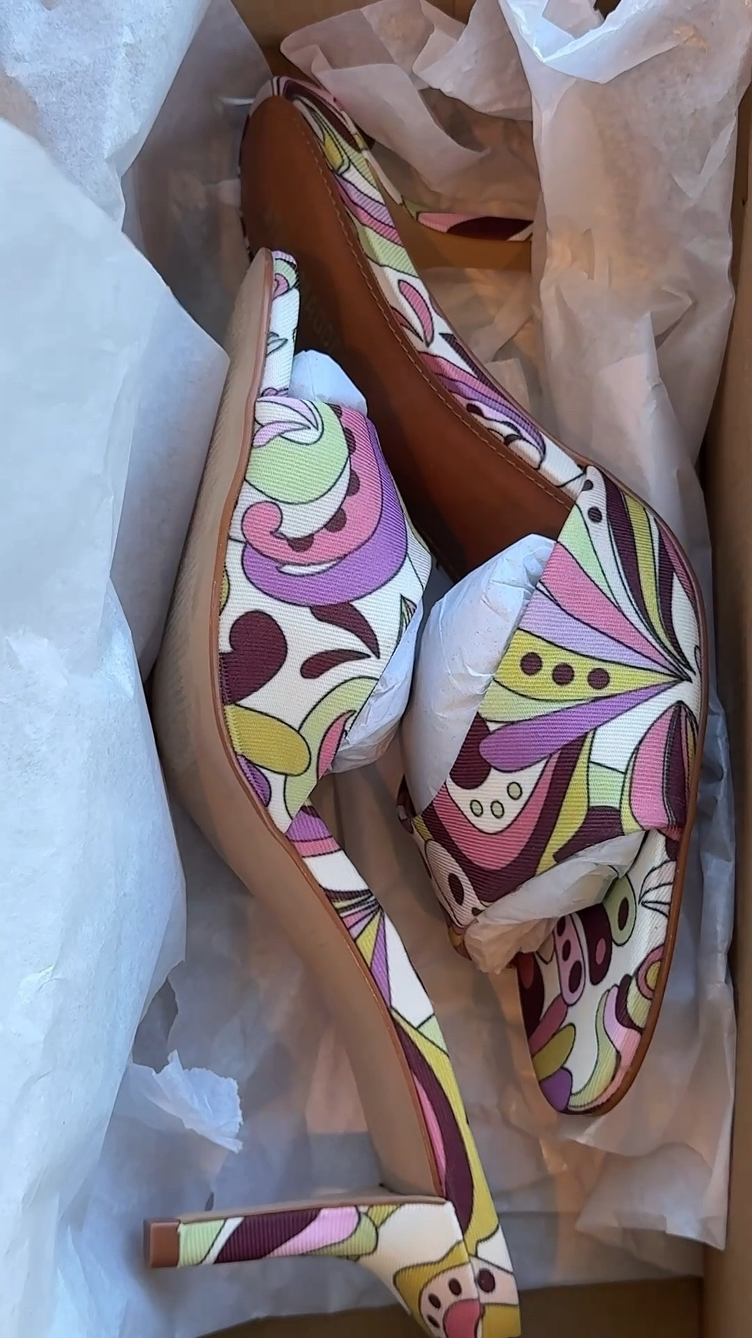 #gifted Spring statement heels but make it fun 🌸💗 these printed mules are giving vacation, brunch, rooftop nights, and girls trips all in one

The pop of pink + swirl print instantly elevates any simple outfit—denim, dresses, linen sets… you really don’t have to overthink it. The heel height is perfect for actually walking around and staying cute all day/night.

Comes in multiple colors if you want a more neutral vibe too, but this print?? she’s the moment.

#SpringOutfits2026 #VacationOutfits #BrunchLooks #HeelsUnder100 #LTKStyle #SpringFashion

#LTKPetite #LTKSwim #LTKFestival