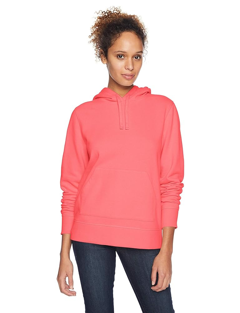 Amazon Essentials womens French Terry Fleece Pullover Hoodie | Amazon (US)