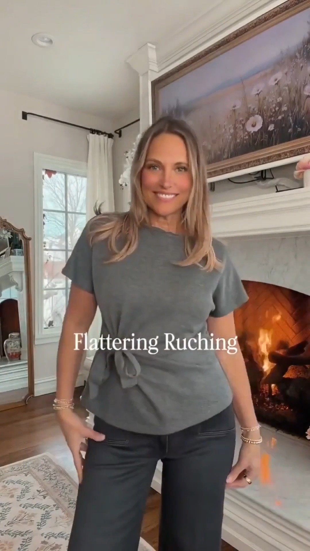 Most flattering top! s

#LTKOver40 #LTKMidsize
