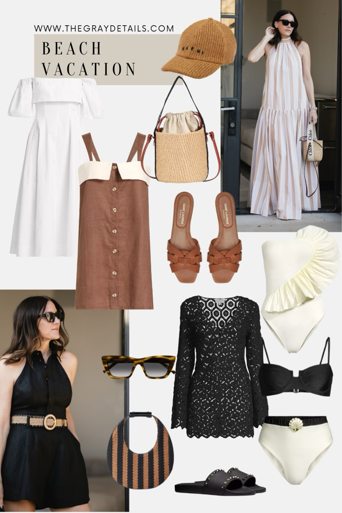 Beach vacation outfit. Swimwear, swimsuitt

#LTKswim #LTKitbag #LTKtravel