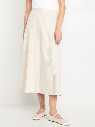 Cozy Ribbed Maxi Skirt | Old Navy (CA)