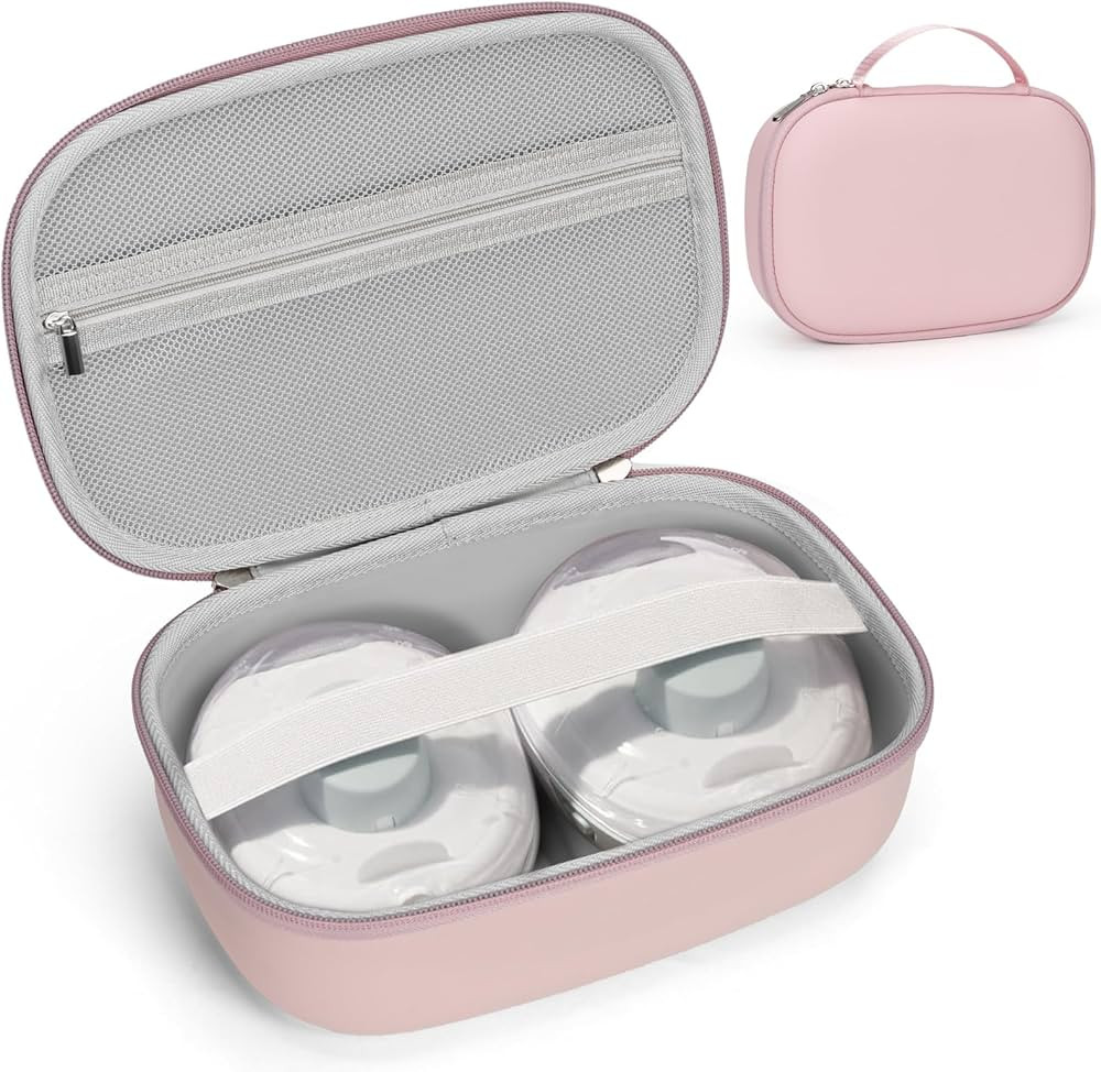 Breast Pumps Carrying Bag Compatible with Most of Wearable Breast Pumps, Hard Shell Wearable Brea... | Amazon (US)