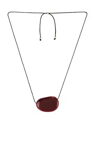 Julia Necklace in Red & Black | Revolve Clothing (Global)