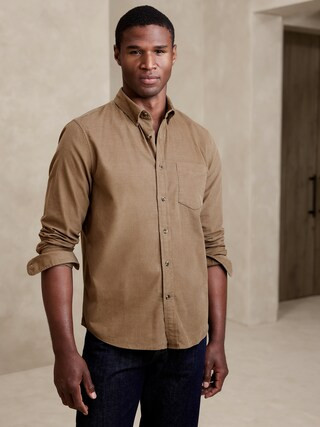 Fine Wale Corduroy Shirt | Banana Republic Factory