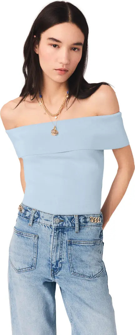 Bardot rib knit top | Nordstrom