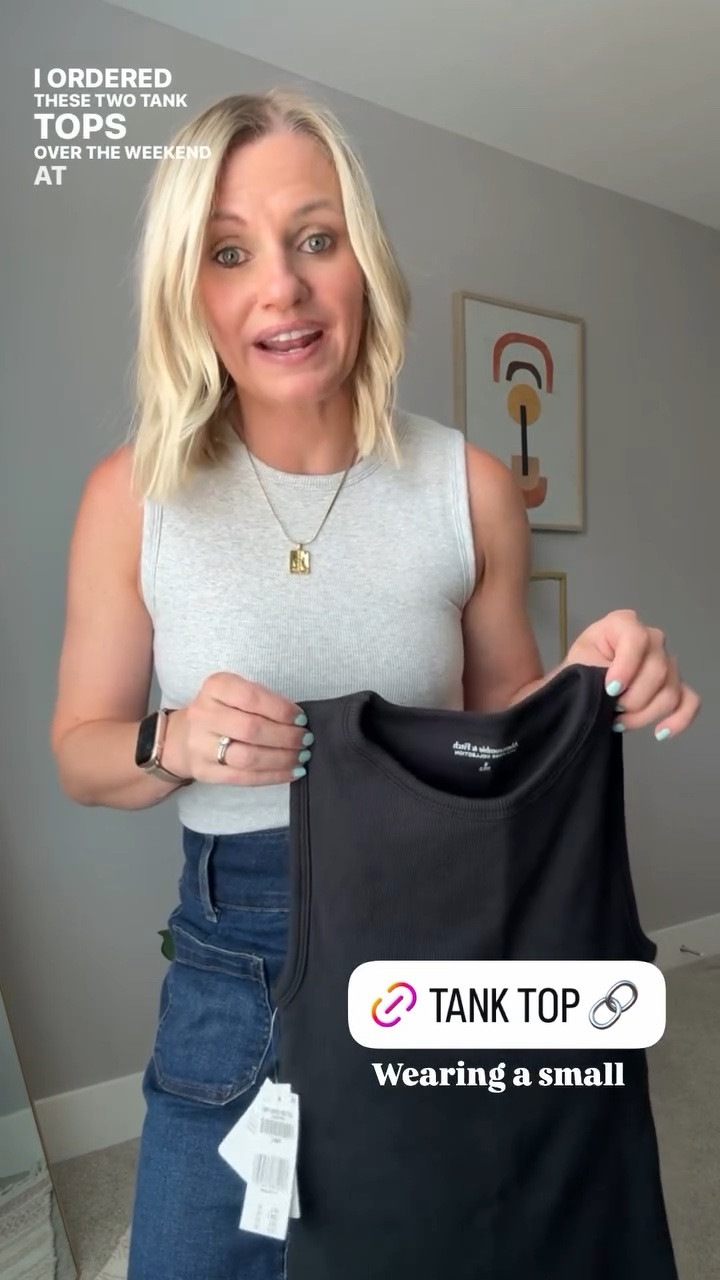 Loving these bra free tank tops from @abercrombie I’m Wearing a small

#LTKootd #LTKOver40 #LTKPetite
