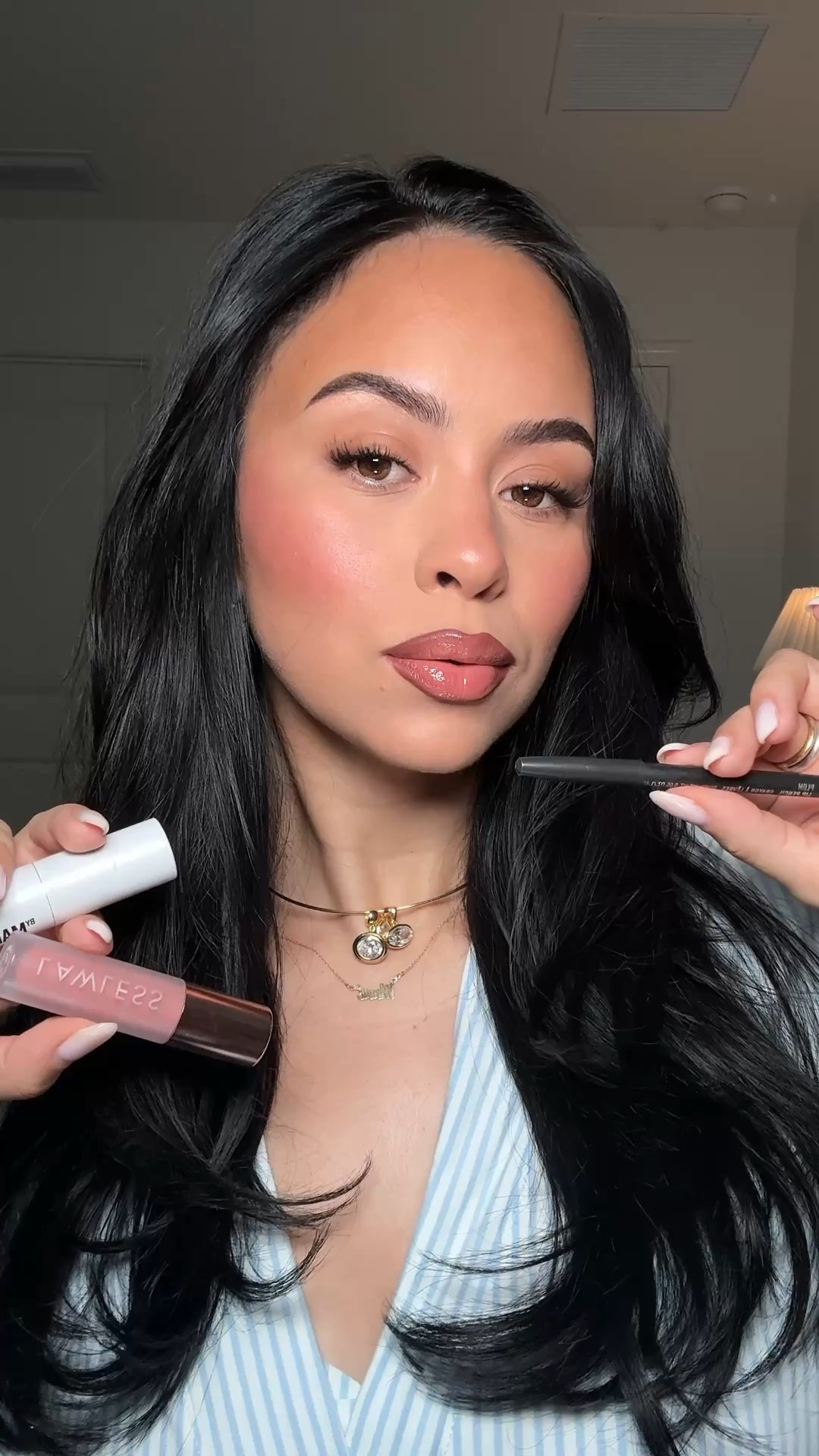 this one is on rotation always 👄 

@maccosmetics lip liner : plum 
@makeupbymario lipstick : sierra 
@lawless gloss : strawberry shortcake

#LTKmomlife #LTKgrwm #LTKBeauty