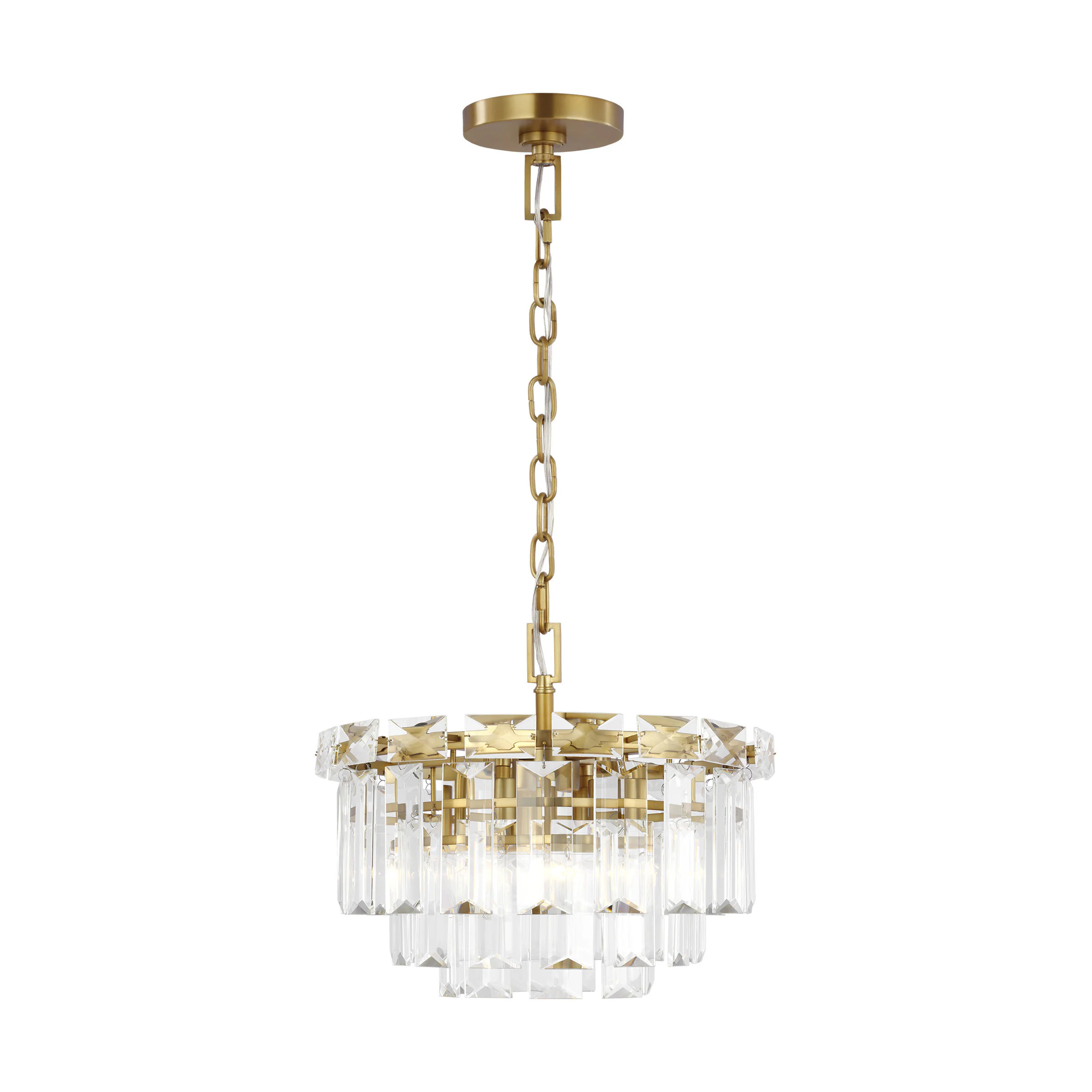 Generation Lighting Arden 4 -Light Burnished Brown Steel Chandelier one_size | CC1254BBS | Lowe's