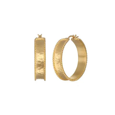 Satya Jewelry Bold Spirit Gold Hoop Earrings at Nordstrom | Nordstrom