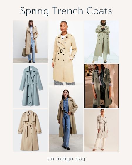 My favorite spring trench coats to wear this season. Choose a longer style, like a duster length for a true update to the mid-thigh styles we used to wear. And don’t overlook other colors outside of cream or beige. Try a sage green, soft blue or browns. PS my LOFT trench is now on major sale. I sized up.

#LTKsalealert #LTKworkwear #LTKunder100