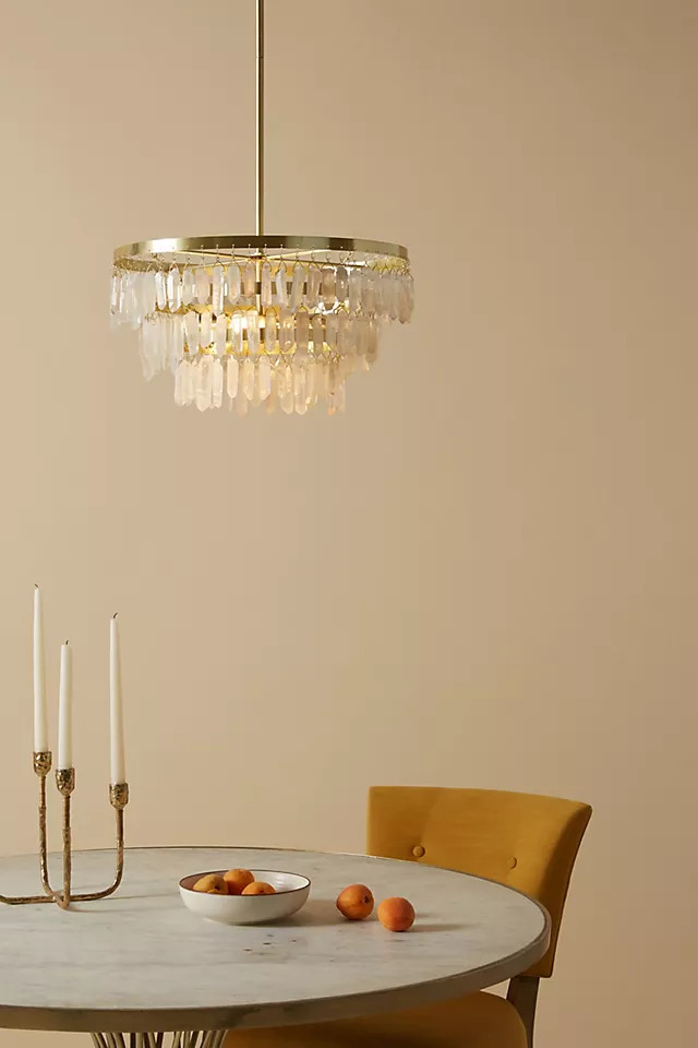 May Rose Quartz Chandelier | Anthropologie (US)