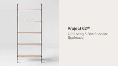 72" 5 Shelf Loring Ladder Bookshelf - Project 62™ | Target