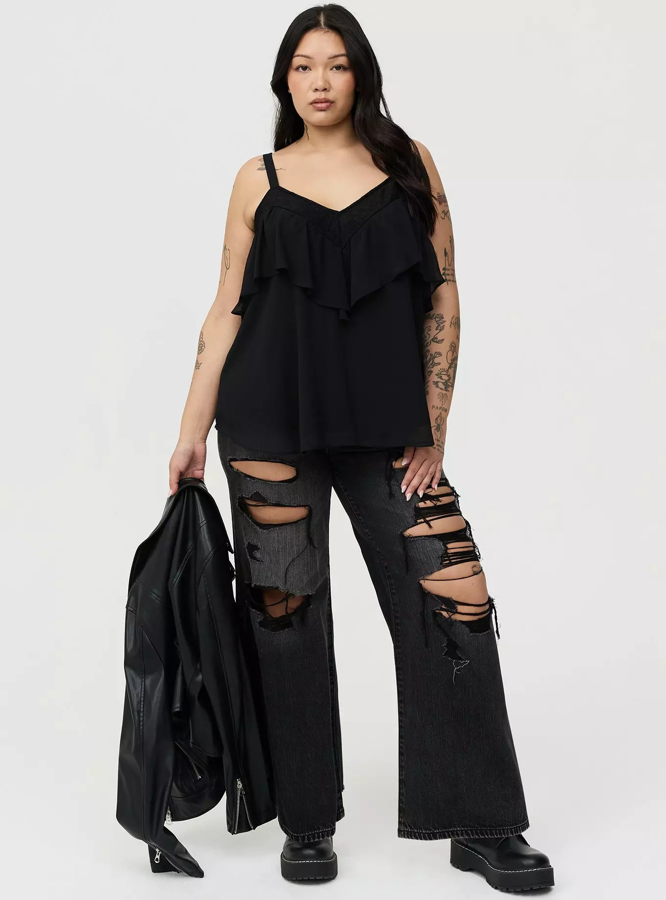 High-Rise Baggy Wide-Leg Jean | Torrid (US & Canada)