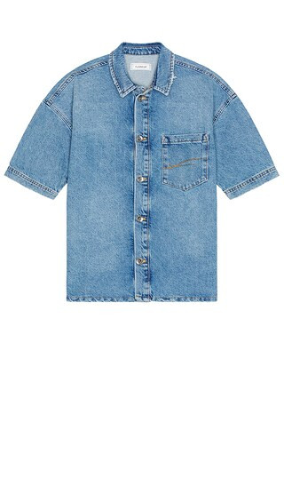 Denim Shirt in Light Blue | Revolve Clothing (Global)