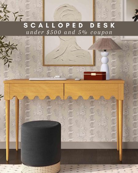 This beautiful scalloped desk is under $500 and has a 5% off coupon👏🏼 style in a coastal entryway or office space! 

Coastal home decor, coastal finds, scalloped desk, home office, coastal space, coastal home decor, sale, Amazon sale, sale find, sale alert, desk, office decor, Living room, bedroom, guest room, dining room, entryway, seating area, family room, Modern home decor, traditional home decor, budget friendly home decor, Interior design, shoppable inspiration, curated styling, beautiful spaces, classic home decor, bedroom styling, living room styling, dining room styling, look for less, designer inspired, Amazon, Amazon home, Amazon must haves, Amazon finds, amazon favorites, Amazon home decor #amazon #amazonhome

#LTKsalealert #LTKstyletip #LTKhome