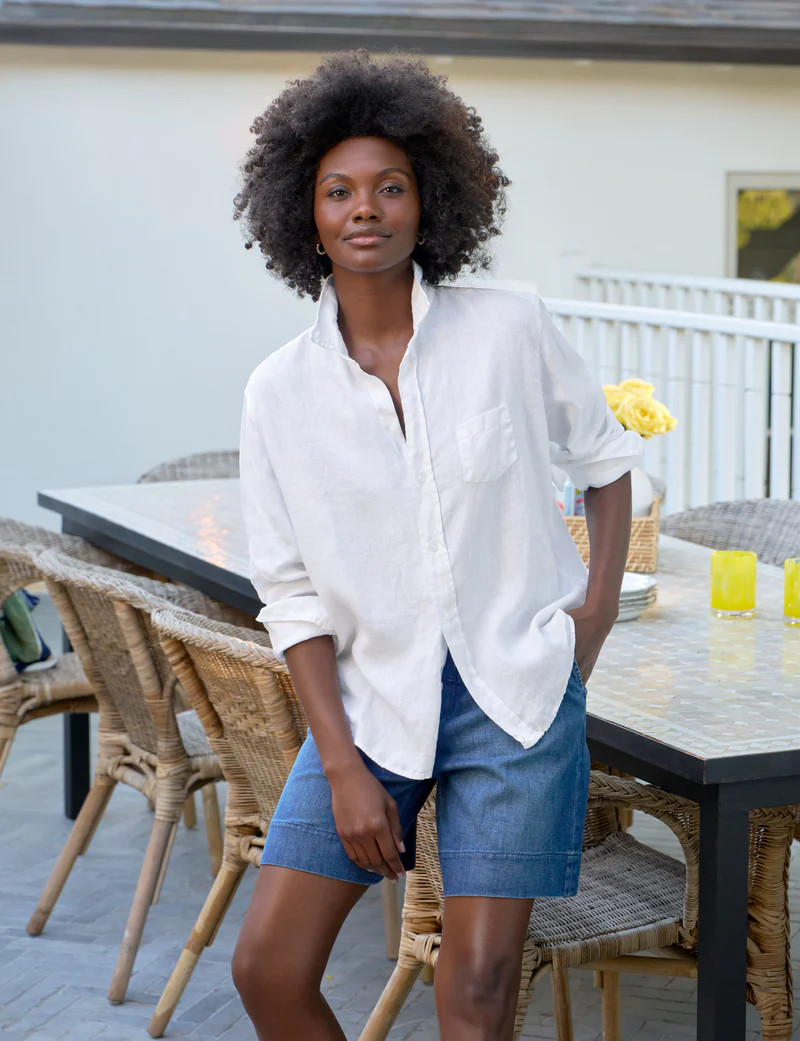 EILEEN White, Washed Linen | Frank & Eileen