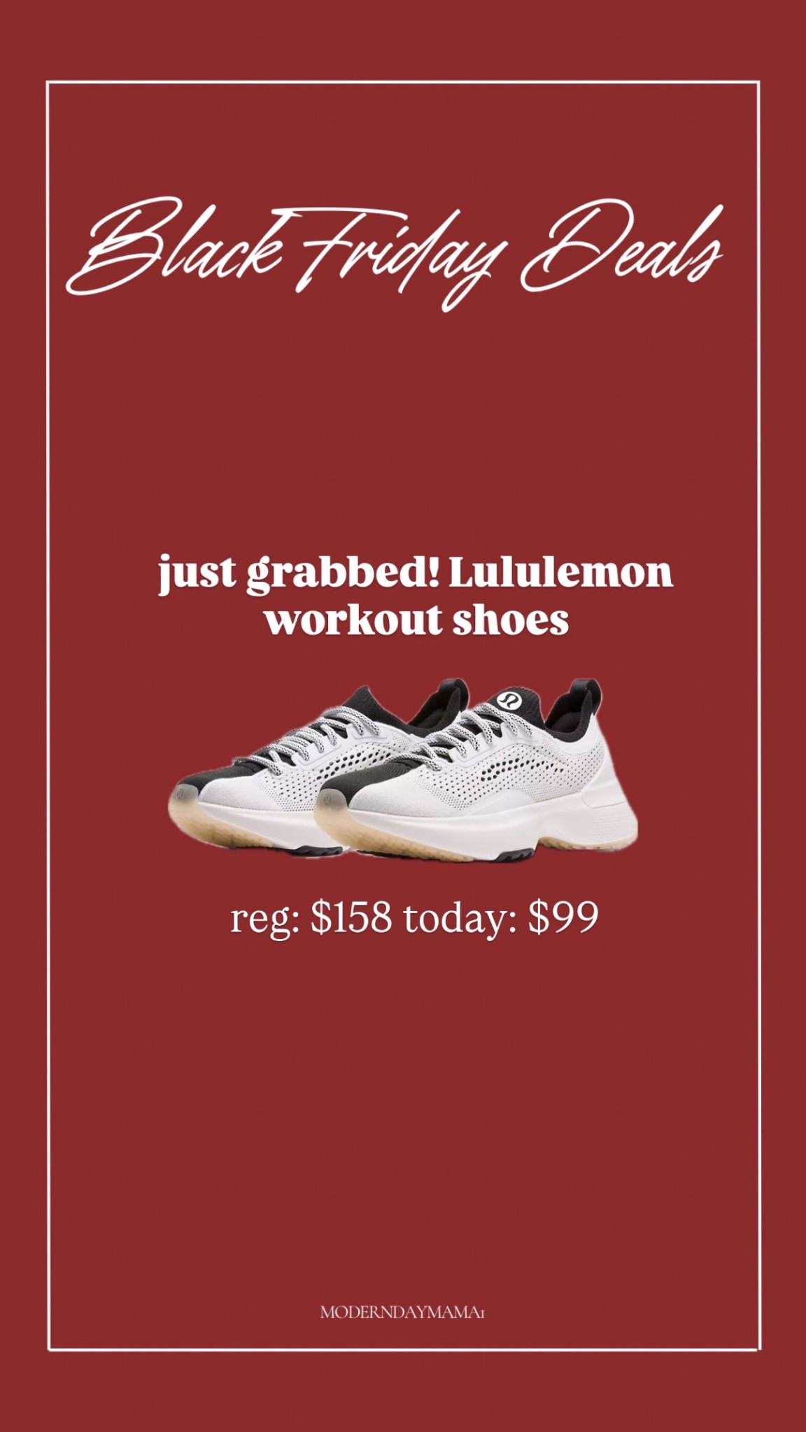 Lululemon sneaker-Only $99 for Black Friday!

#LTKSaleAlert #LTKGiftGuide #LTKCyberWeek