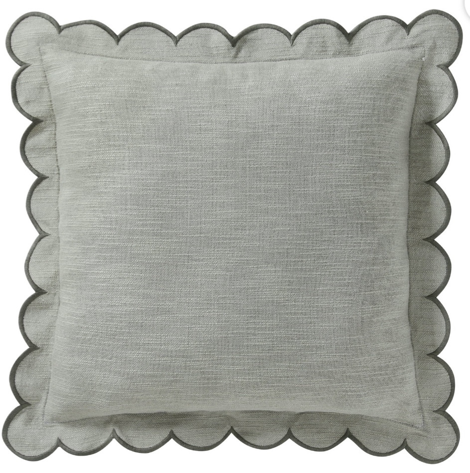 Scallop throw pillow pillow cover Walmart find budget decor 

#LTKHome #LTKFindsUnder50