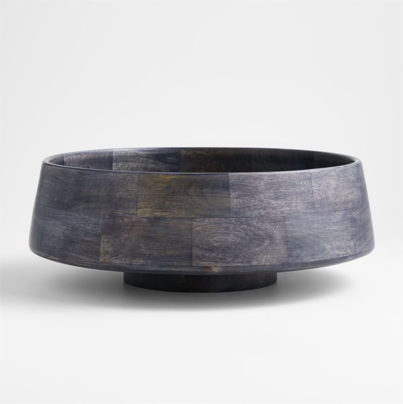Katin Black Wood Centerpiece Bowl + Reviews | Crate & Barrel | Crate & Barrel