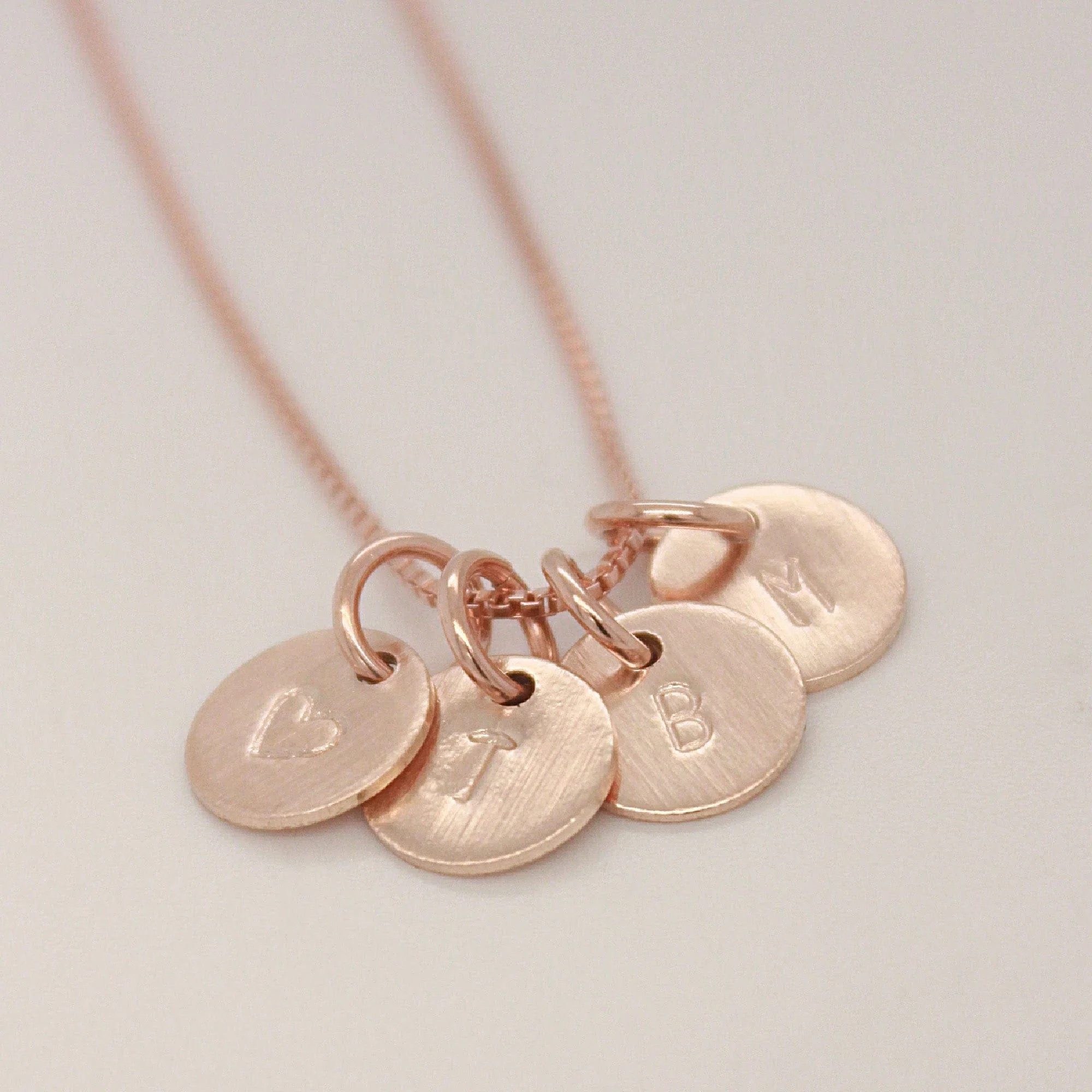 Rose Gold Initial Necklace | Going Golden