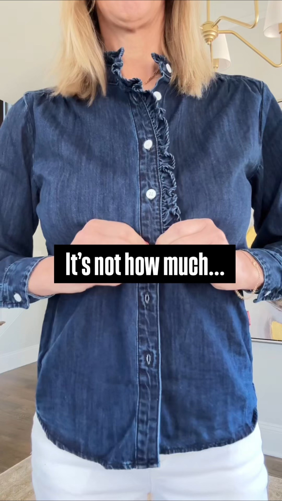 Dressing with intention, finding purpose in a small morning ritual makes all the difference with how you look and feel.  

It isn’t how much your outfit cost.  It’s intention that sets you apart.  

Everything here is under $50. But it looks put together and looks polished.  

Wearing small in button down and jacket.  Size 6 in denim.  

*Jacket is men’s so size down one.  

#LTKootd #LTKSeasonal #LTKFindsUnder50