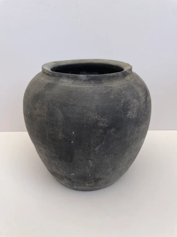 Small Vintage Clay Pot - Etsy | Etsy (US)