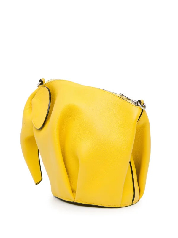 Loewe Pre-Owned 2016 Mini Calfskin Elephant Crossbody Bag | Yellow | FARFETCH UK | Farfetch Global