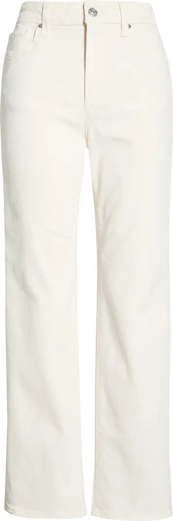 PAIGE Stevie High Waist Ankle Straight Leg Jeans | Nordstrom | Nordstrom