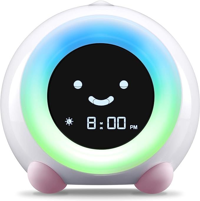 LittleHippo Mella Ready to Rise Children's Trainer, Alarm Clock, Night Light and Sleep Sounds Mac... | Amazon (US)