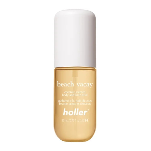 Holler Beach Vacay Body and Hair Fragrance Mist, Coconut Scented, 2.7 fl oz | Walmart (US)