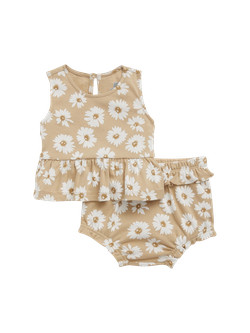 Baby 100% Organic Cotton Ruffle Outfit Set | Gap (US)
