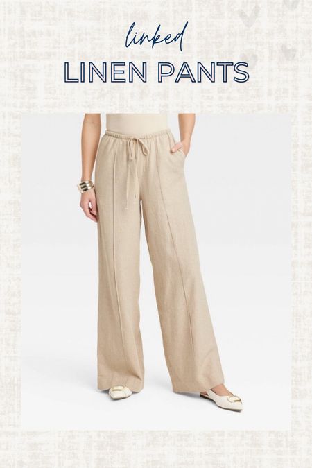 Yesterdays linen pants are the perfect work wear but make it comfy look!

#LTKworkwear #LTKxTarget