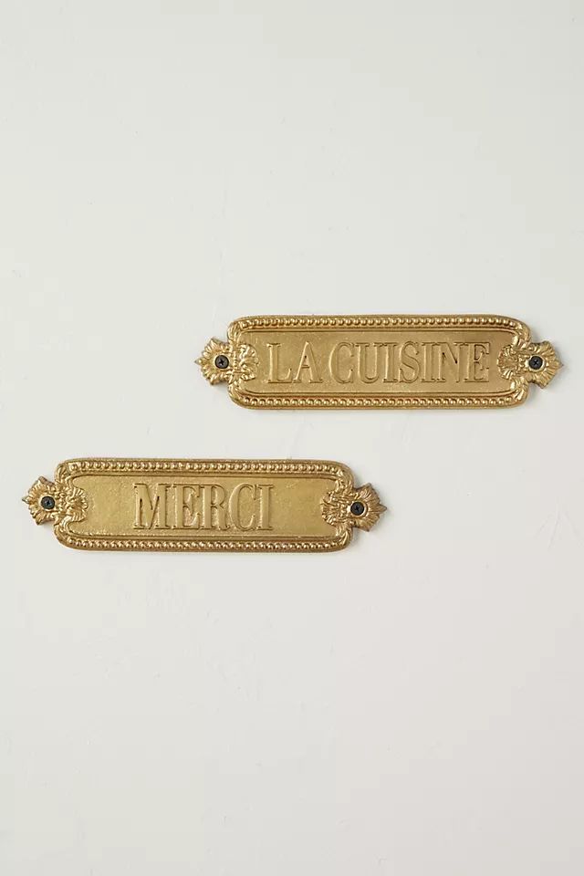 French Cottage Sign | Anthropologie (US)