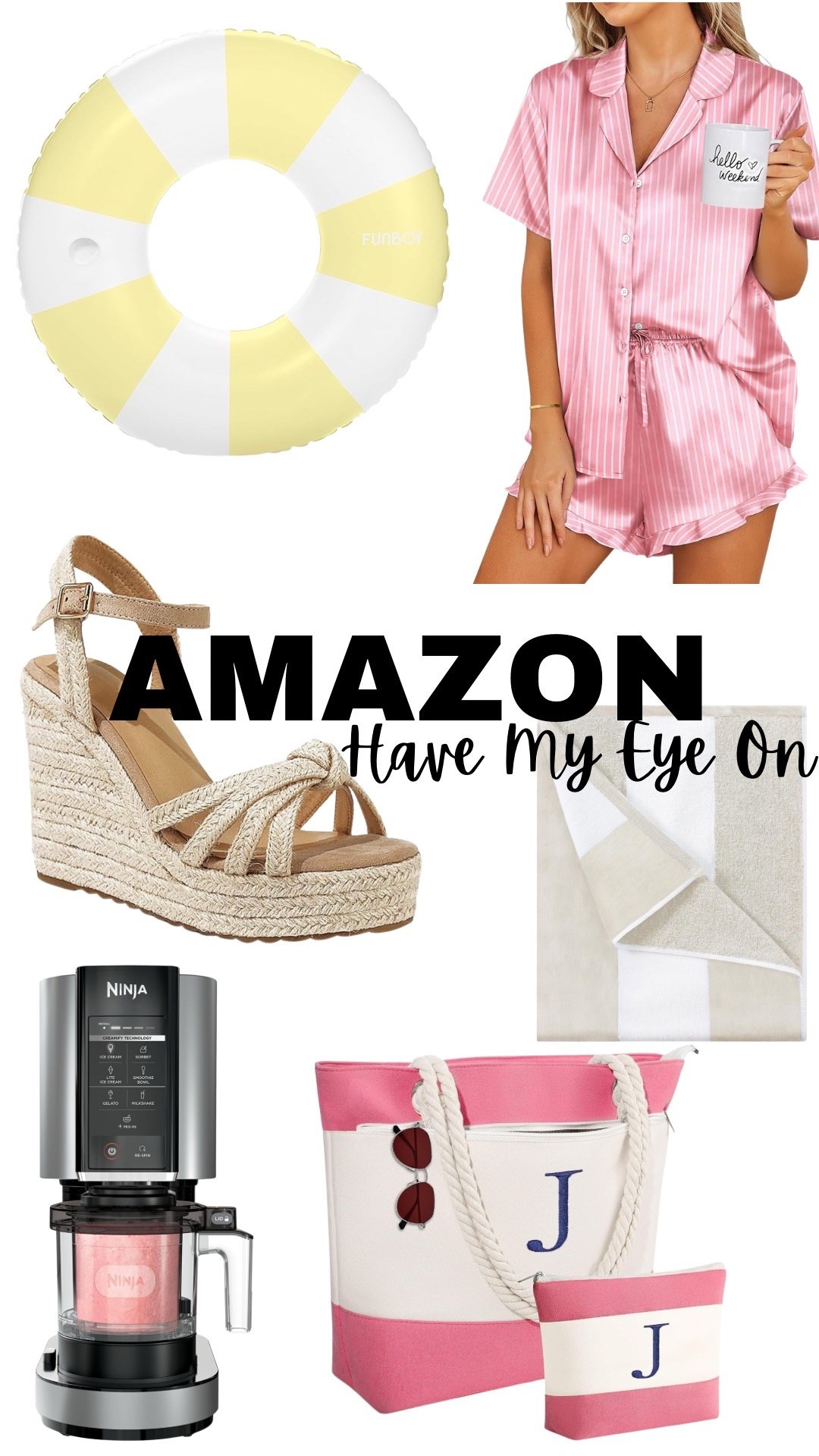 Things I currently have my eye on!

summer entertaining, pool, pajamas, beach bag, pool bag, summer shoes, sandals, pool floats

#LTKSwim #LTKHome #LTKSeasonal