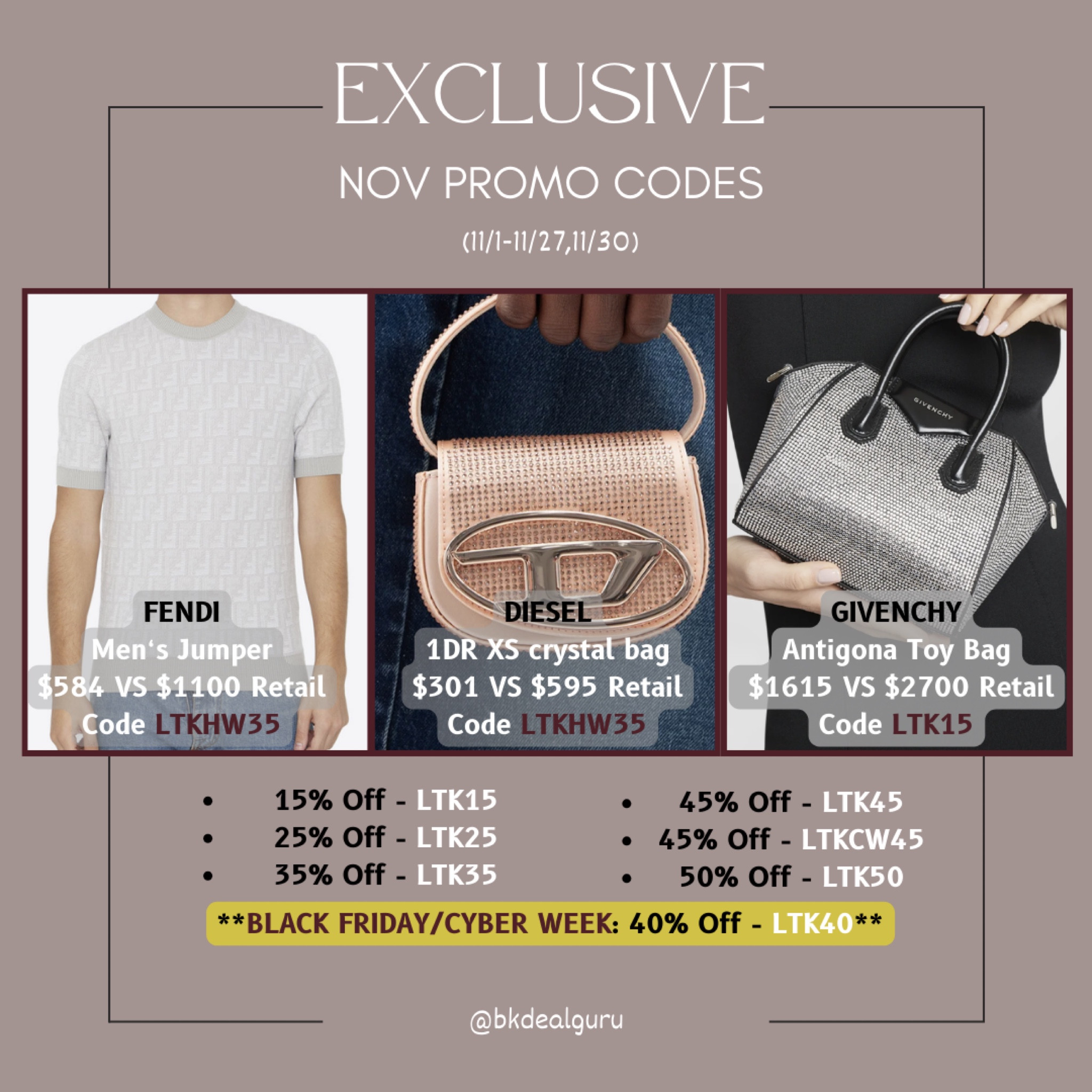 Exclusive Nov Promos w/ Coltori!! 

#LTKsalealert #LTKSeasonal #LTKHolidaySale