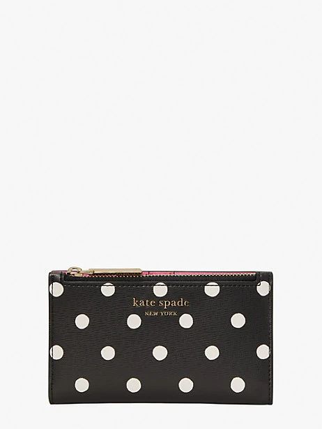 spencer sunshine dot small slim bifold wallet | Kate Spade (US)