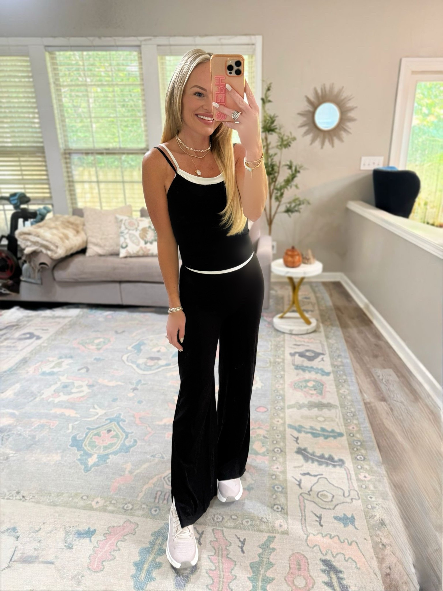 Amazon yoga pants, Amazon workout tank, on sneakers, on cloud sneakers, Amazon activewear 
*wearing size S in top/bottom

#LTKfitnessgoals #LTKmorningroutine #LTKActive