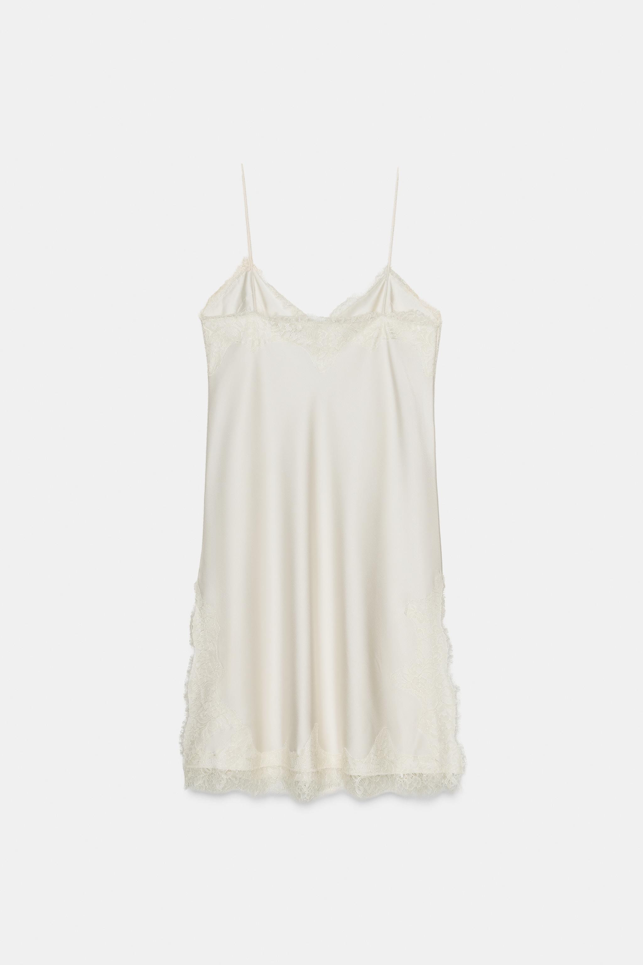 ZW COLLECTION LACE SLIP DRESS | Zara US