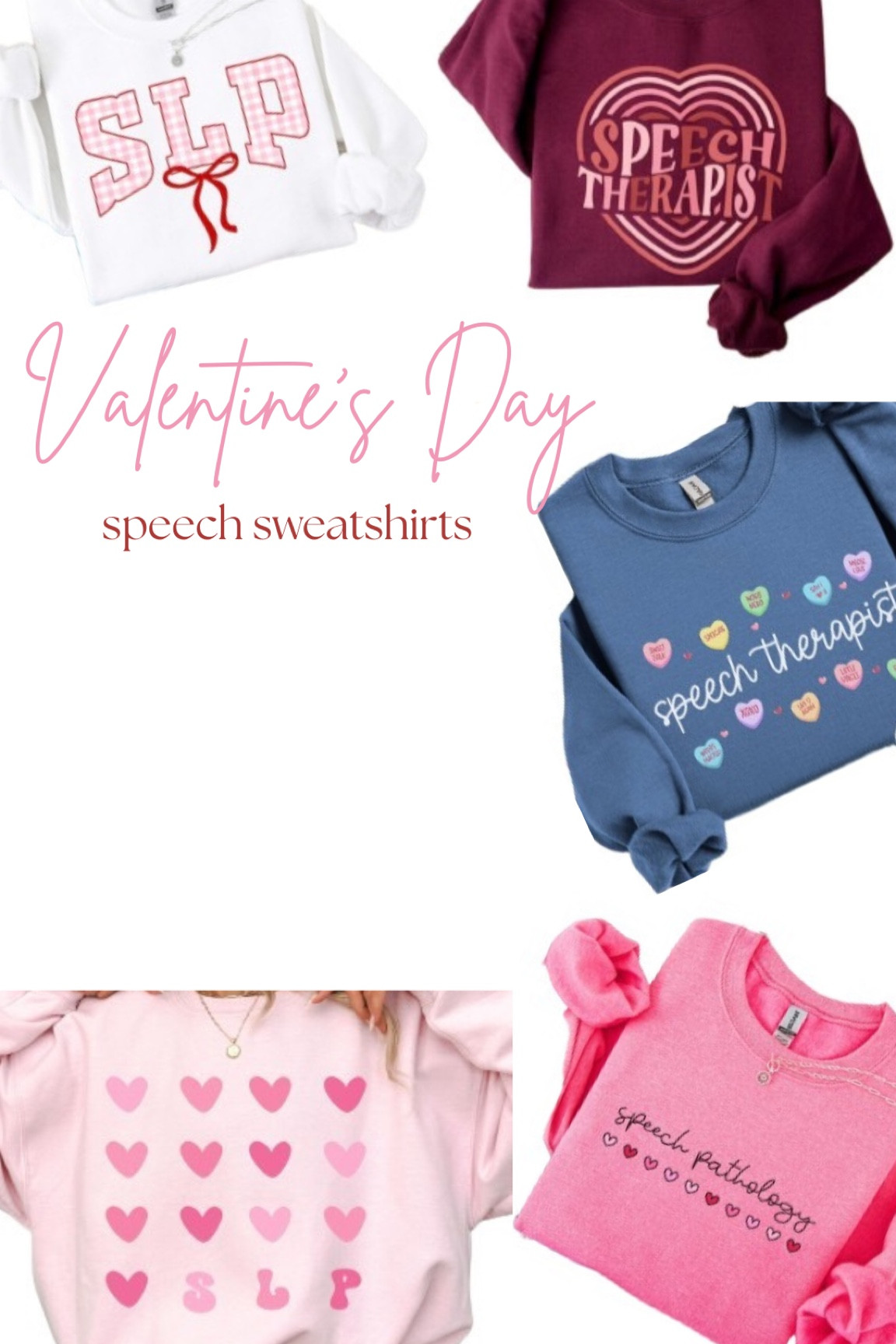 Valentines Day speech sweatshirts! 

#LTKSaleAlert #LTKValentine #LTKSeasonal