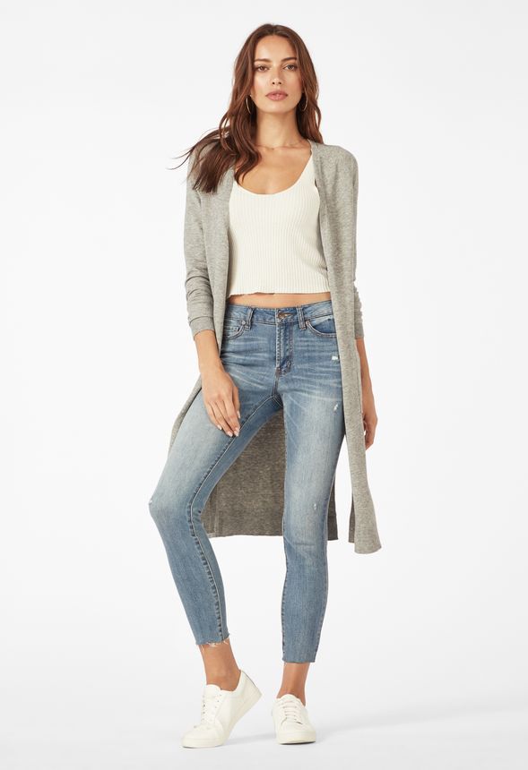 Longline Cardigan | JustFab