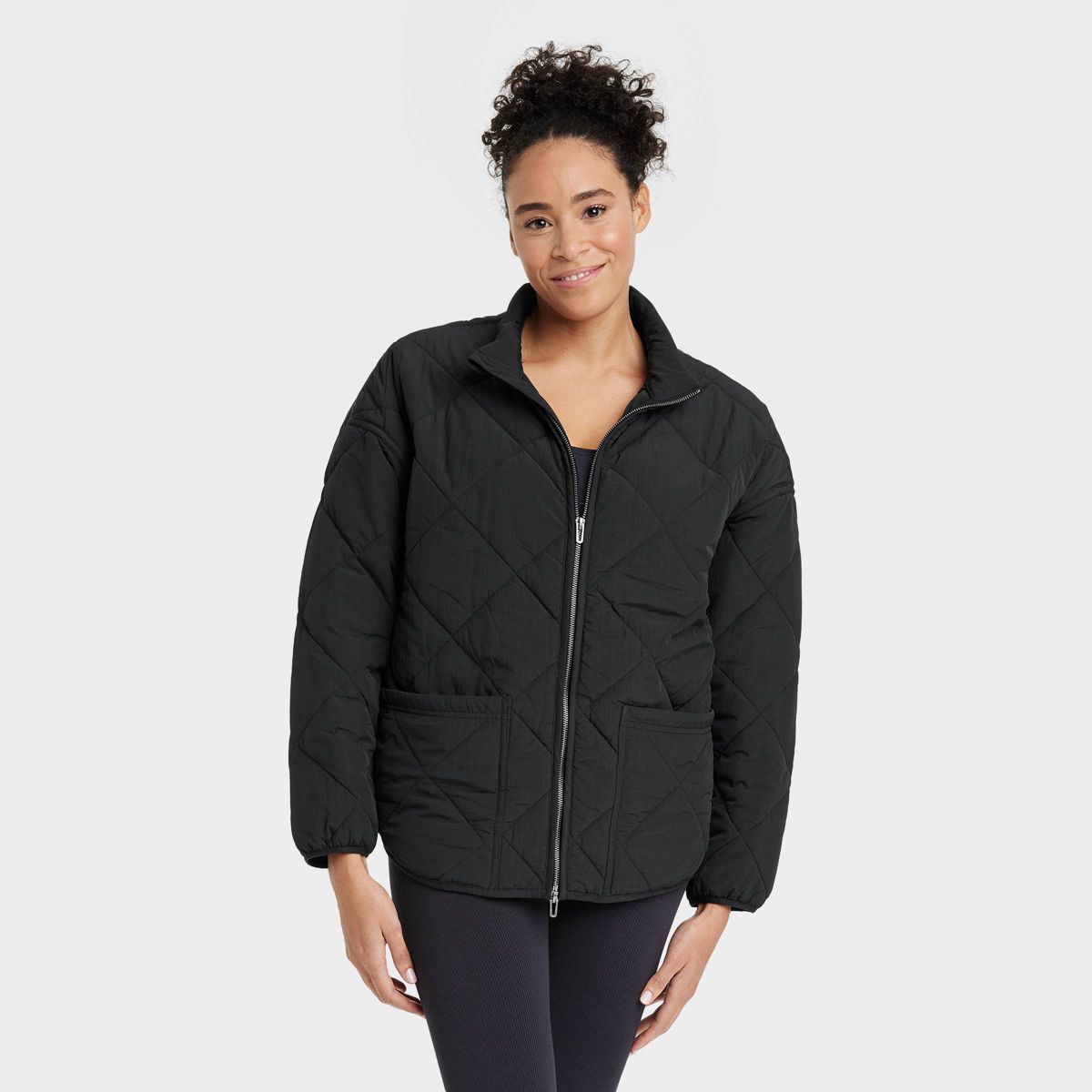Women's Quilted Puffer Jacket - All in Motion™ | Target