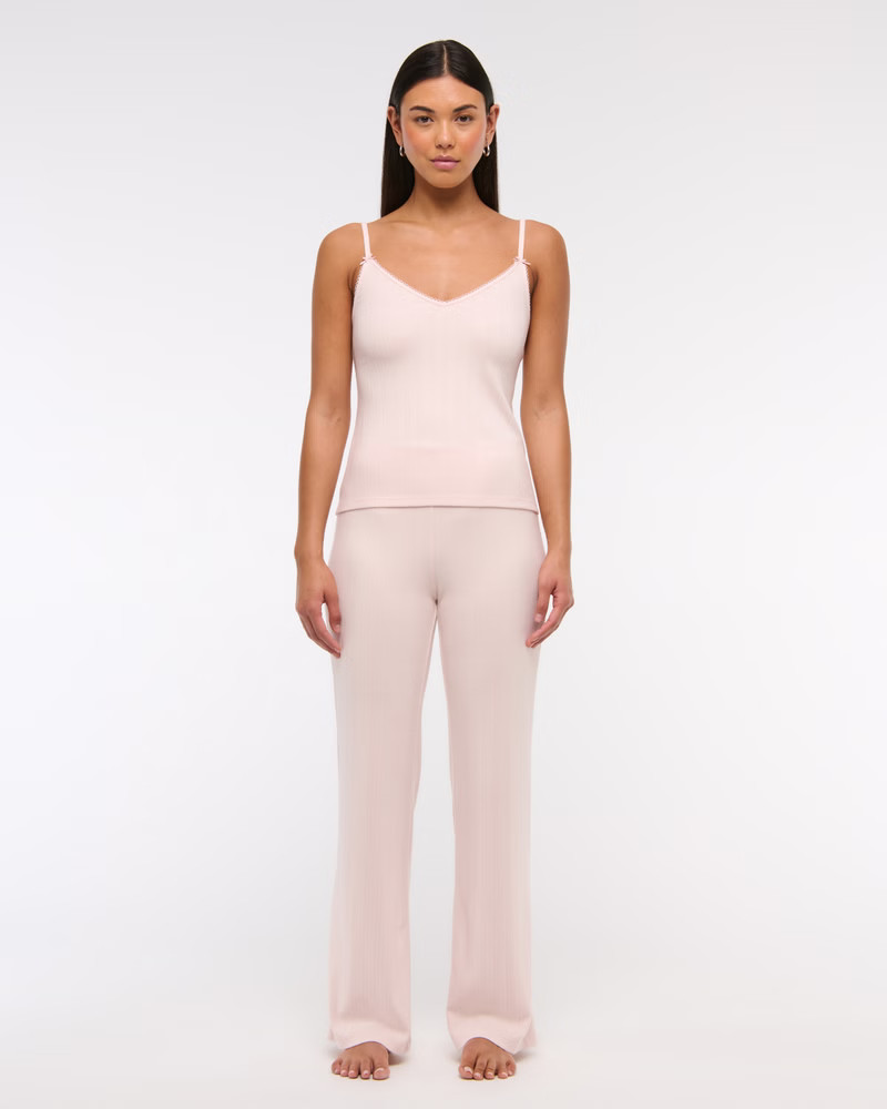 Pointelle Boot Pant | Abercrombie & Fitch (US)