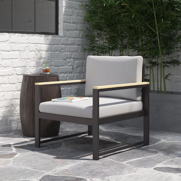 Baldwyn Patio Chair with Cushions | Wayfair North America