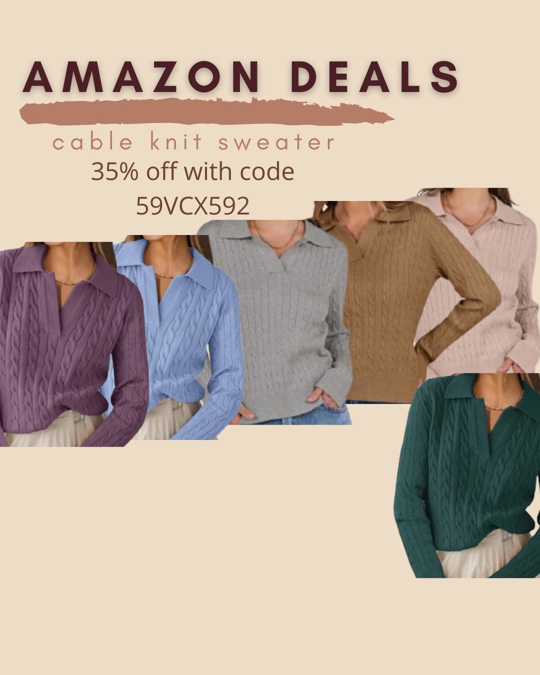 $13 ends 9/9

Amazon fashion
Amazon deals
Polo sweater
Cable knit sweater
Workwear
Teacher outfit
Fall fashion

#LTKSaleAlert