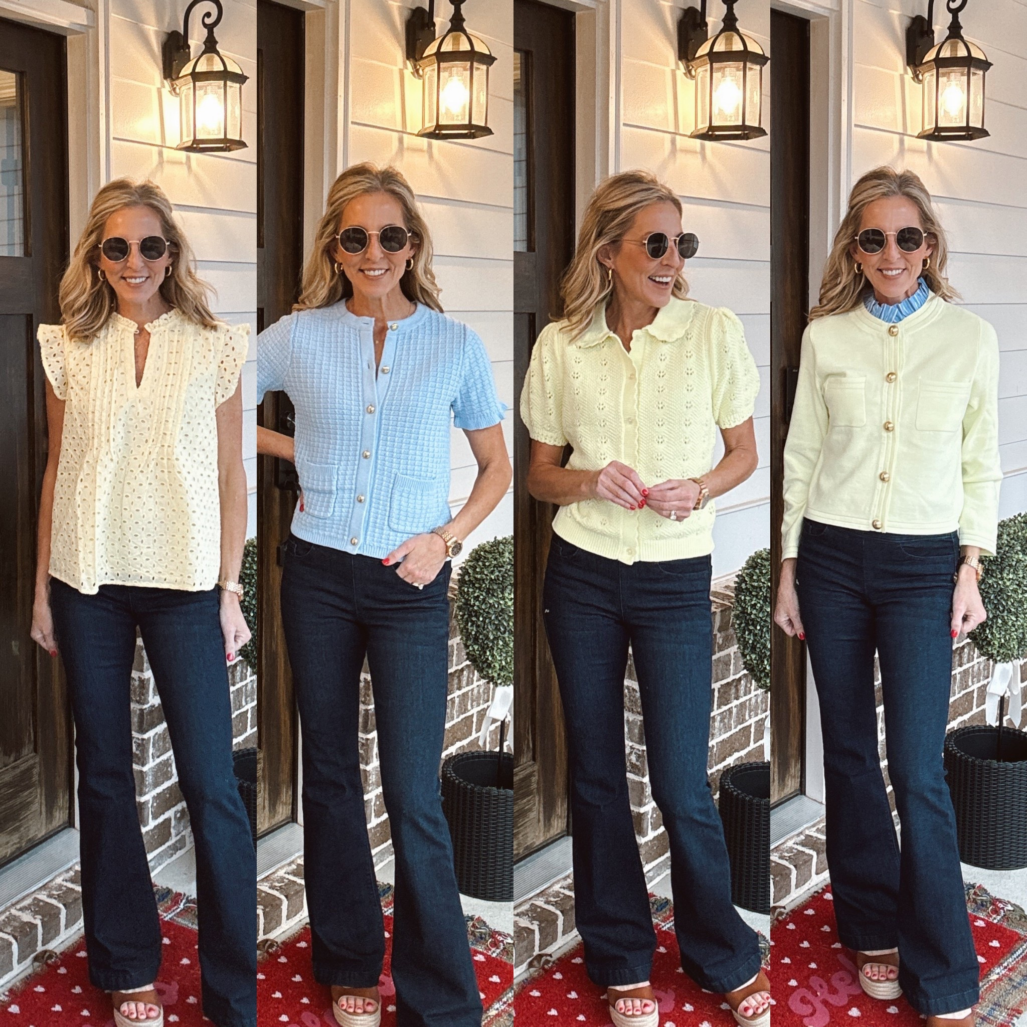 For brand new spring tops from Walmart that are in stock now under $30… These won’t last long because they are that good! Fresh spring colors, beautiful detailing, and mix of texture all ready for your spring plans. Don’t wait - grab your favorite while it is in stock. (Size small in all)  

#LTKootd #LTKgrwm #LTKOver40