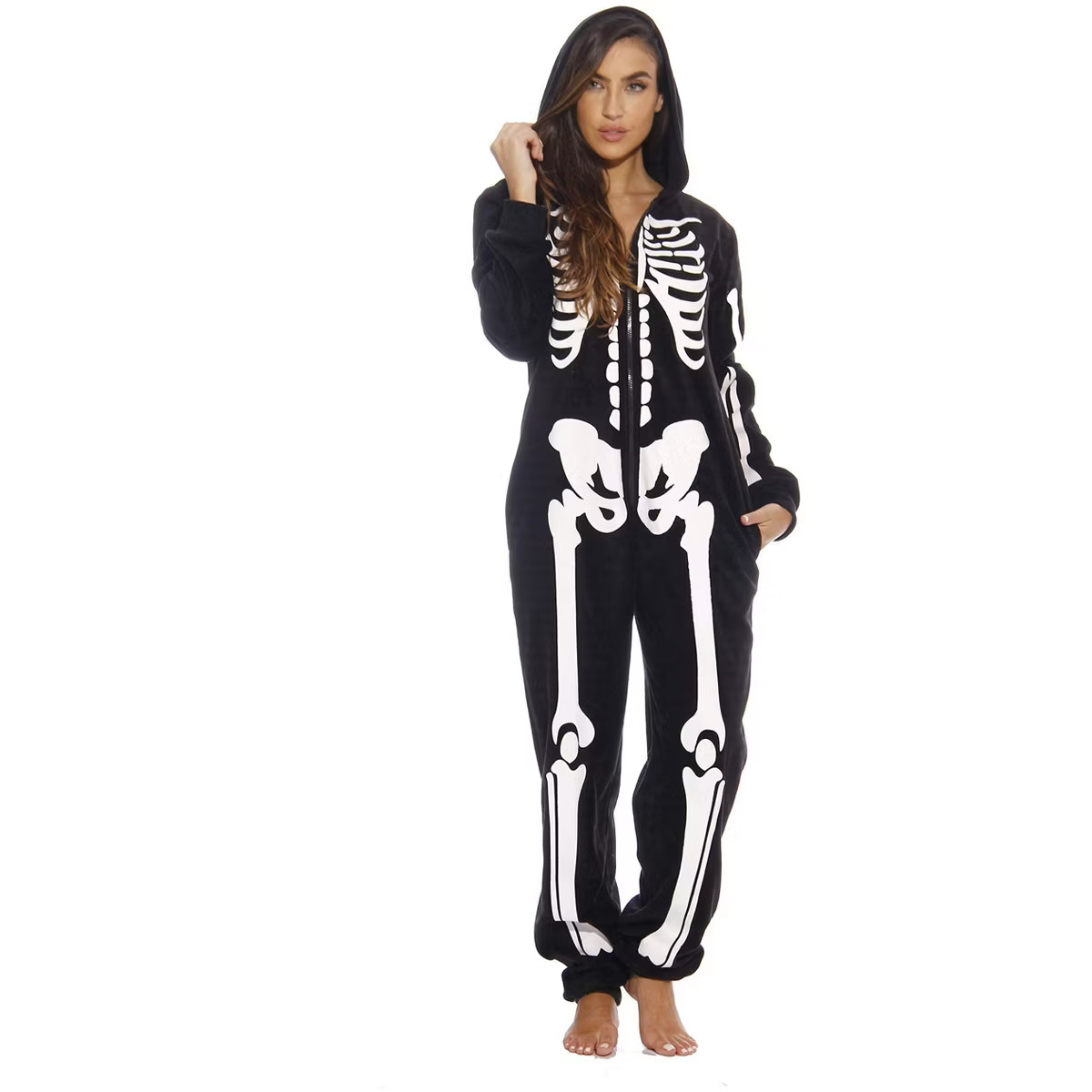 Just Love Womens One Piece Bodysuit -  Pumpkin Halloween Costume Pajamas - Jack-O-Lantern - Orang... | Target