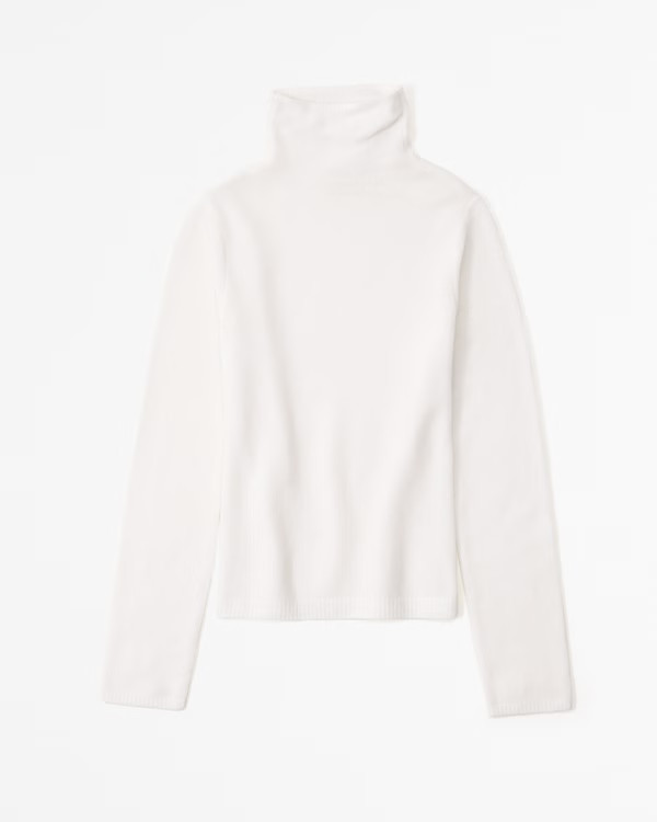 Merino Wool-Blend Turtleneck Sweater | Abercrombie & Fitch (US)
