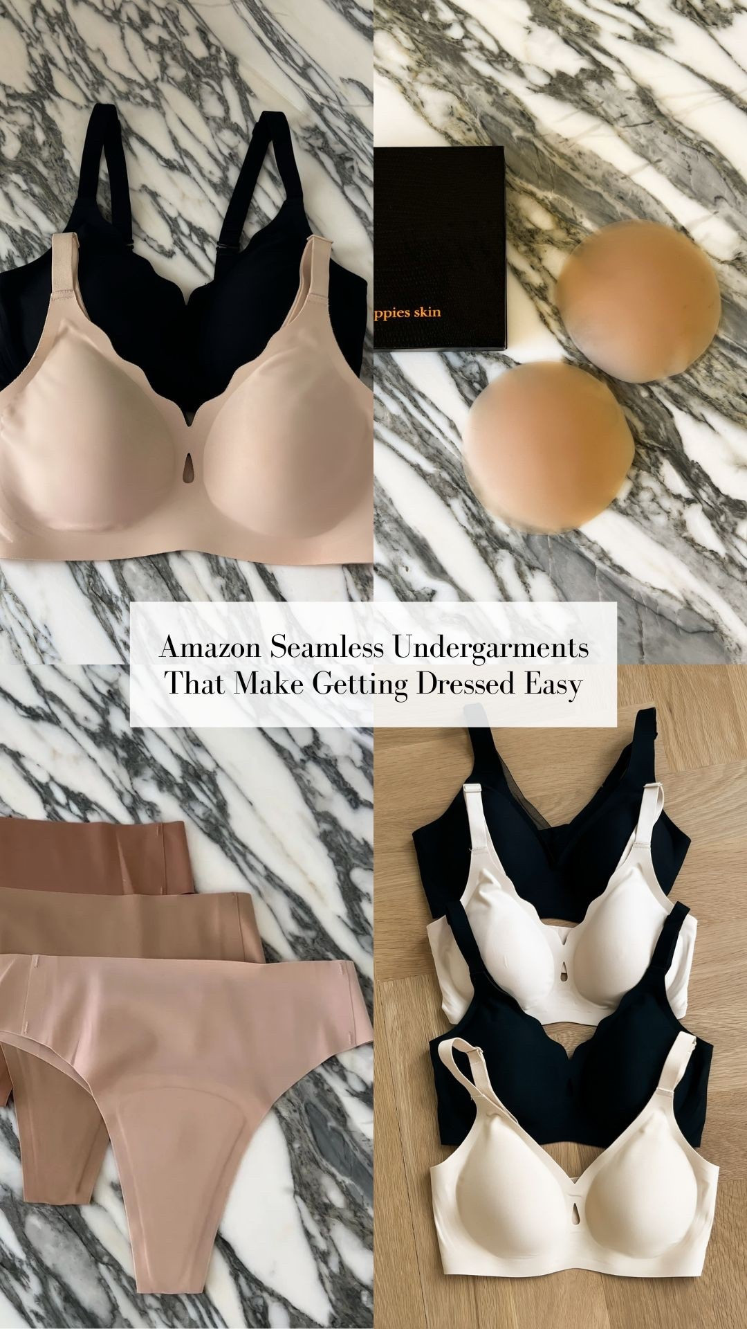 Almost 40 here are my favorites that work on everyone!
Seamless thongs that prevent camel toe!
The only Amazon bras I wear under $20
And nipple covers for strapless and backless tops

#LTKOver40 #LTKmomlife #LTKdayinmylife