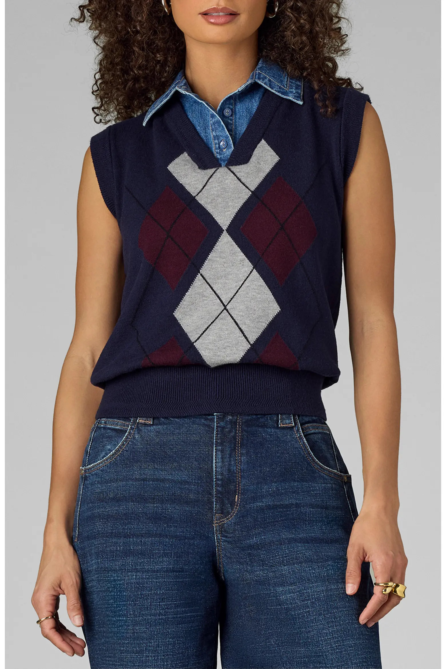 Wit & Wisdom Layered Look Sweater Vest (Women) | Nordstrom | Nordstrom