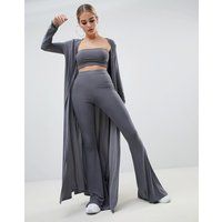 Fashionkilla maxi jacket Co-ord in grey - Grey | ASOS BE